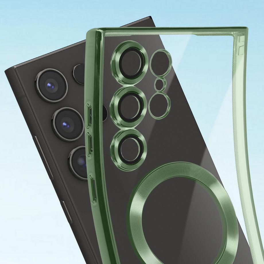 Avizar  Coque MagSafe Vert Samsung S24 Ultra 