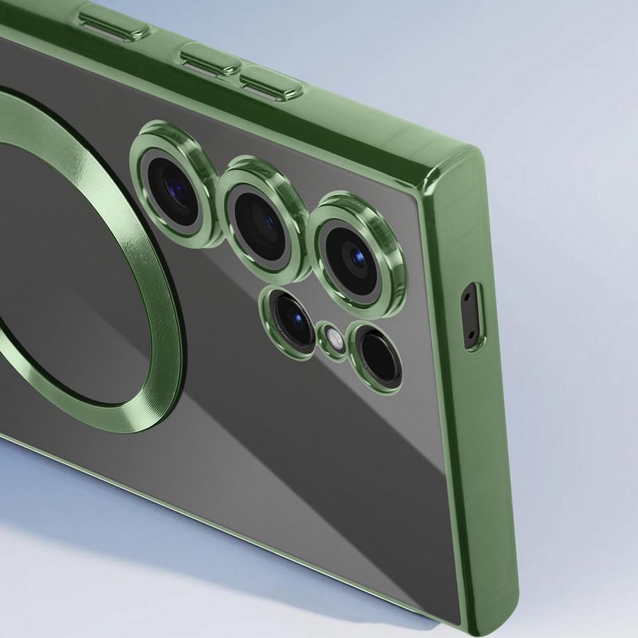 Avizar  Coque MagSafe Vert Samsung S24 Ultra 