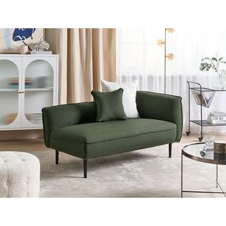 Beliani Chaise longue en Bouclé Moderno CHEVANNES  