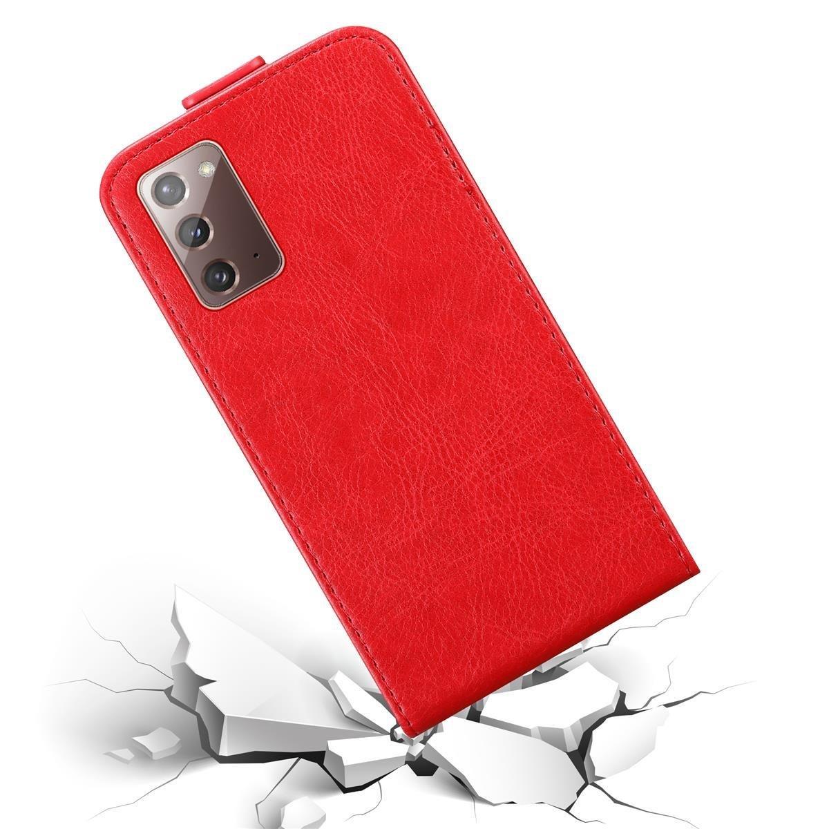 Cadorabo  Housse compatible avec Samsung Galaxy NOTE 20 - Coque de protection au design flip avec fermeture magnétique 