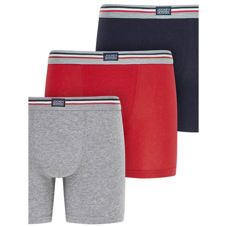 JOCKEY Cotton Stretch Boxer 3er-Pack  