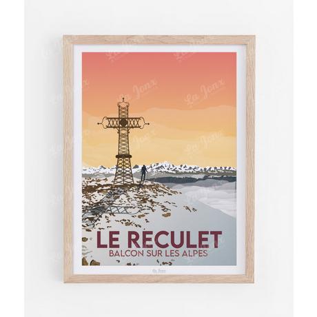 La-Jonx Le Reculet - Balcon sur les Alpes - Poster  