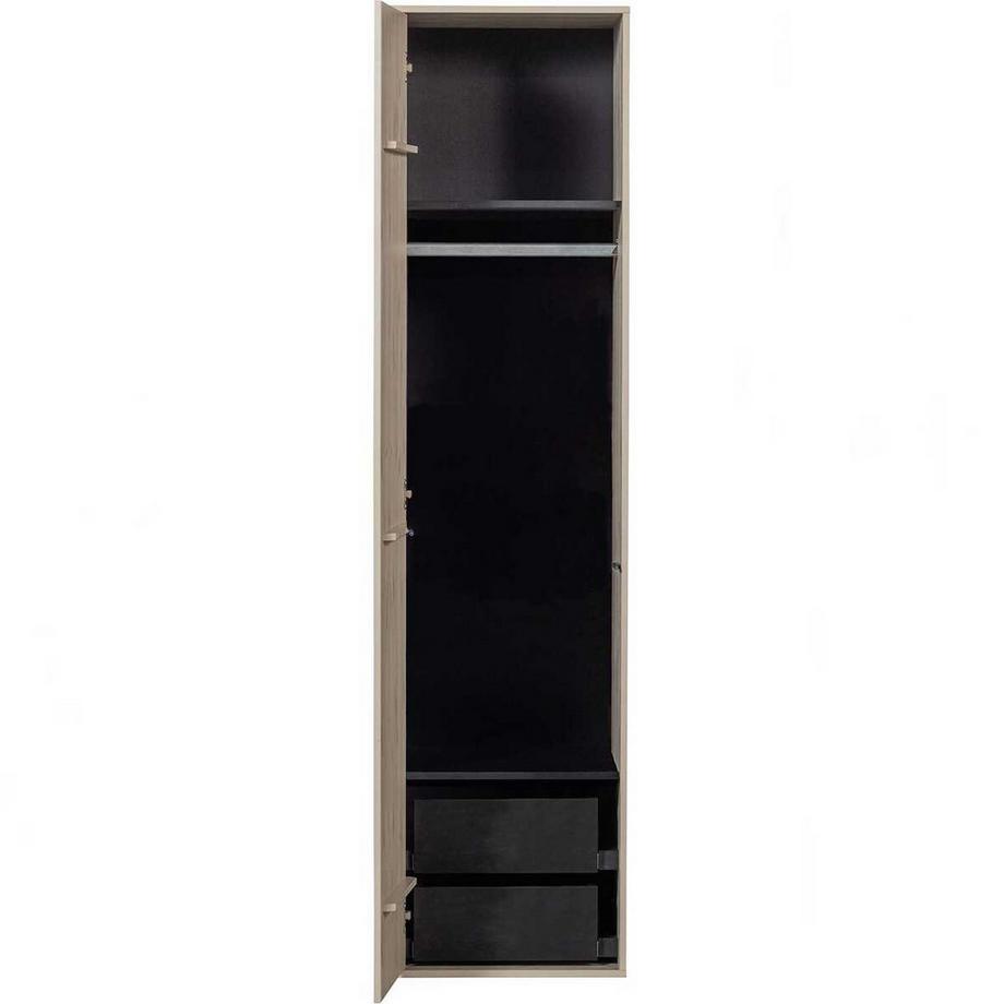 mutoni Armoire Daily Single pin gris dakar 50x200  