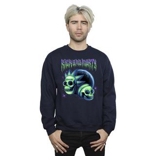 Rick And Morty Rick and Morty Totenkopf Grafik Sweatshirt  