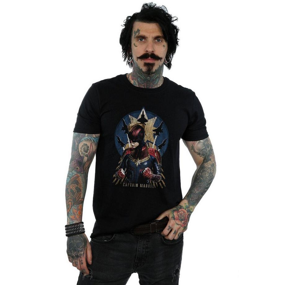 MARVEL Captain Grafikdruck T-Shirt  