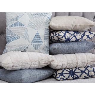 Beliani Lot de 2 coussins en Polyester Moderne LUPINE  