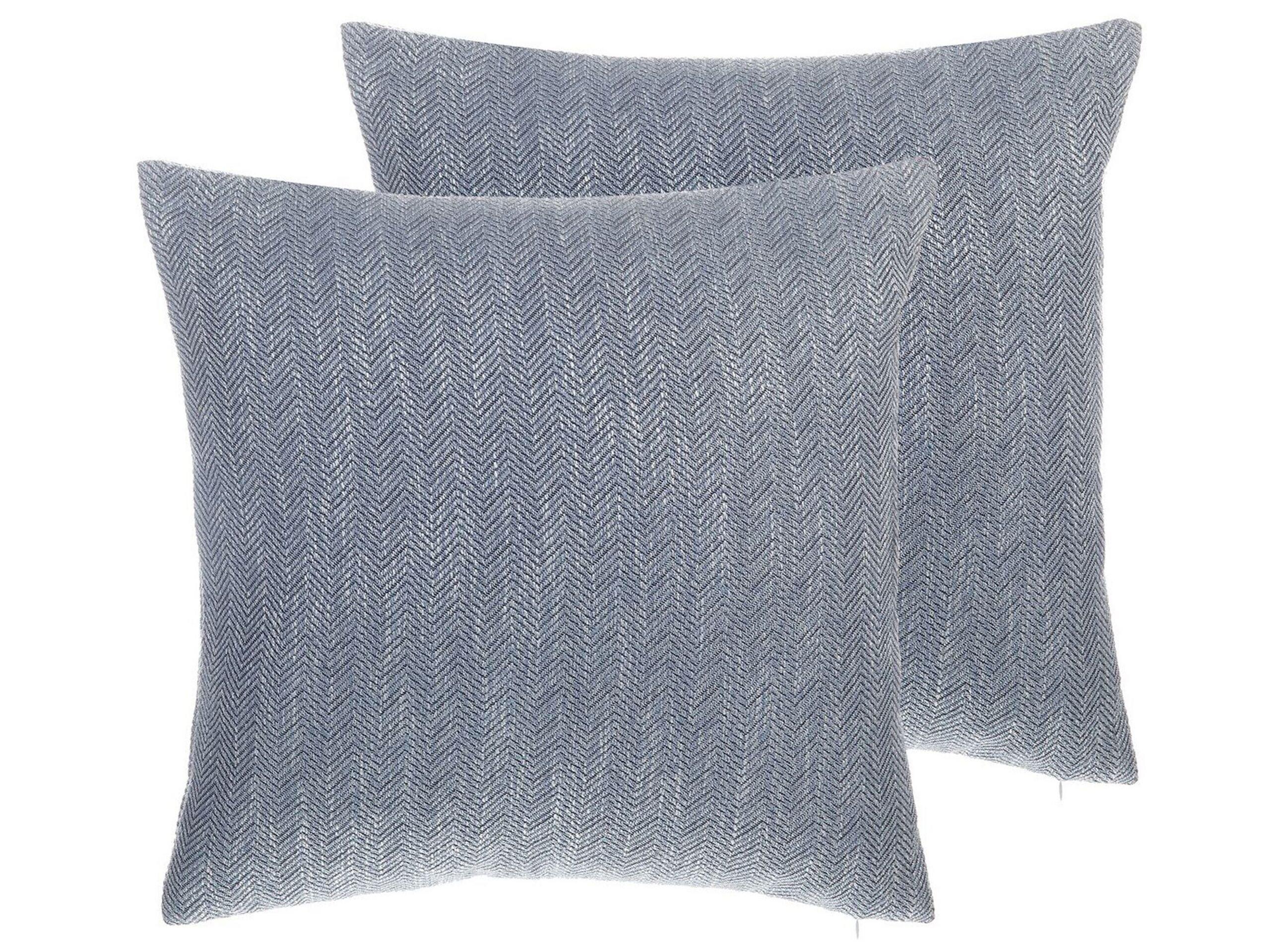 Beliani Lot de 2 coussins en Polyester Moderne LUPINE  