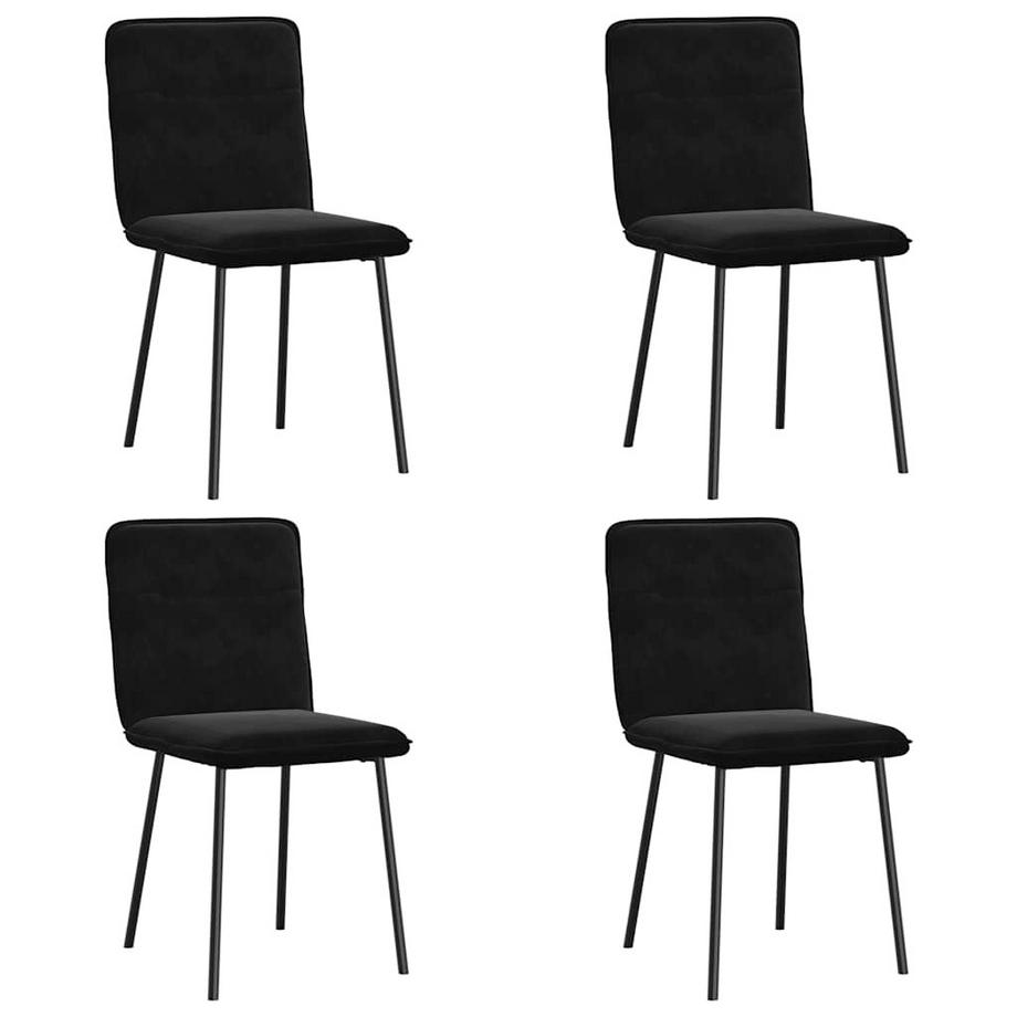 Chaise de salle à manger velours