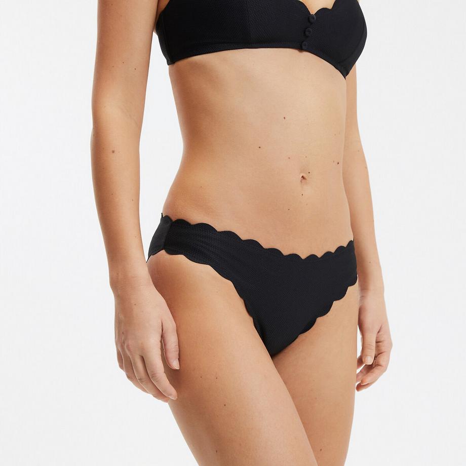 La Redoute Collections Bikini Slip mit Wellenkante  