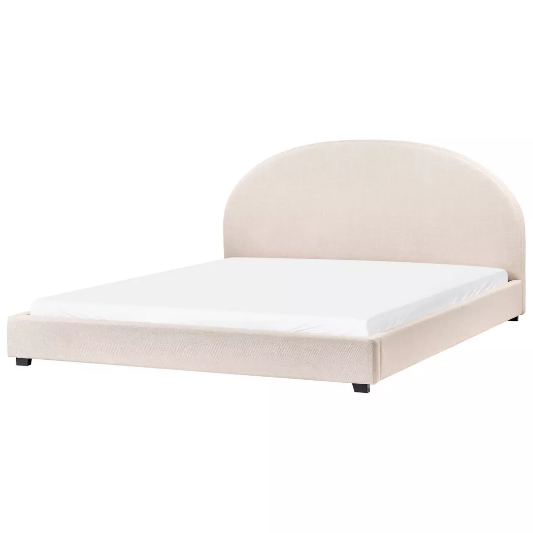 Beliani - Wasserbett aus Stoff  VAUCLUSE