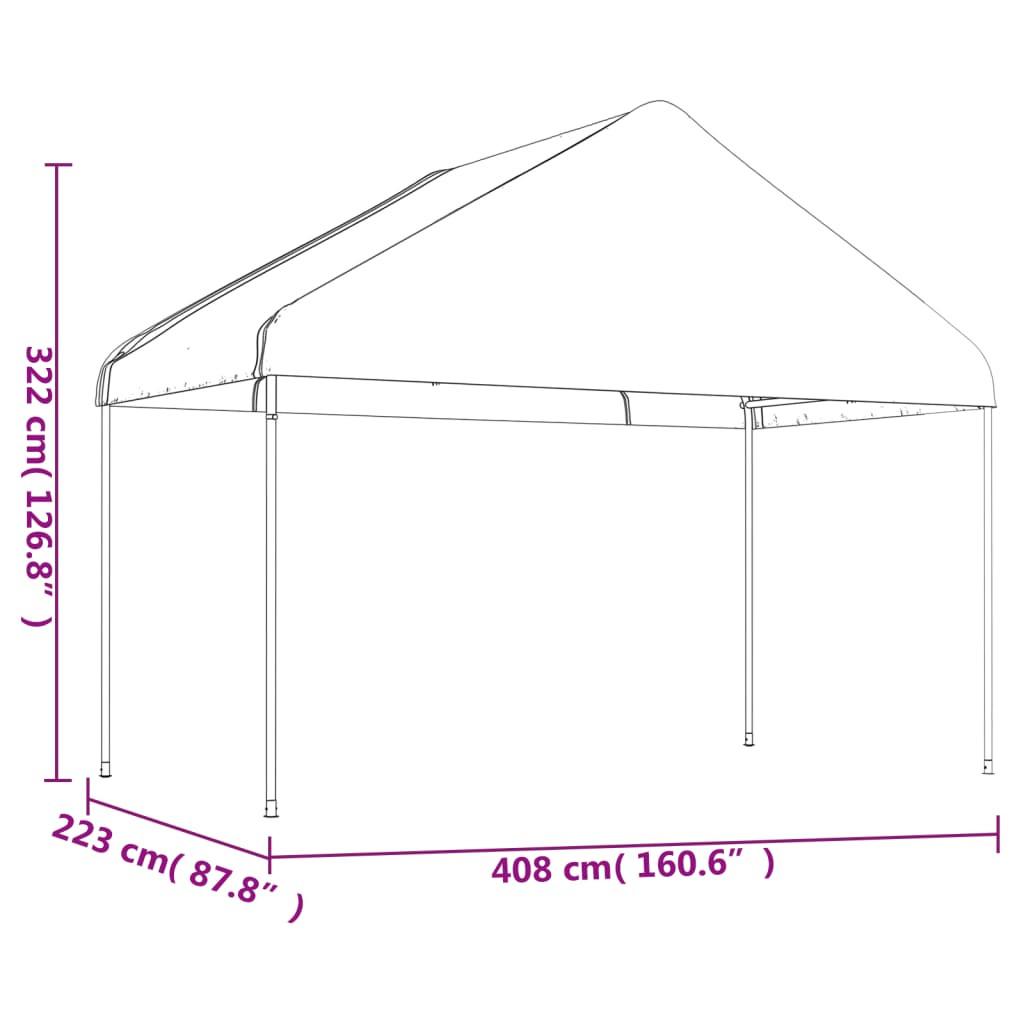 VidaXL gazebo Polietilene  