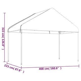 VidaXL gazebo Polietilene  