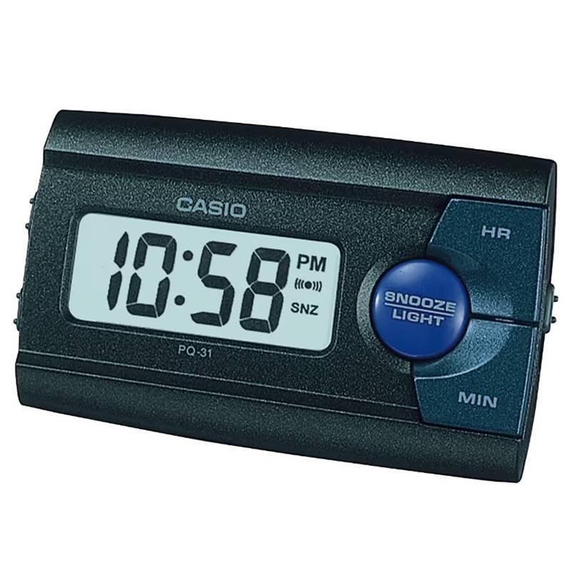 CASIO  Wake Up PQ-31-1EF Réveil de voyage avec lumière LED 