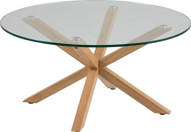 mutoni Table basse Triple-X Chêne Clair  