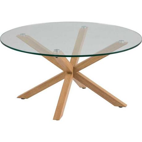 mutoni Table basse Triple-X Chêne Clair  