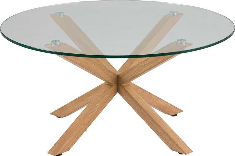 mutoni Table basse Triple-X Chêne Clair  