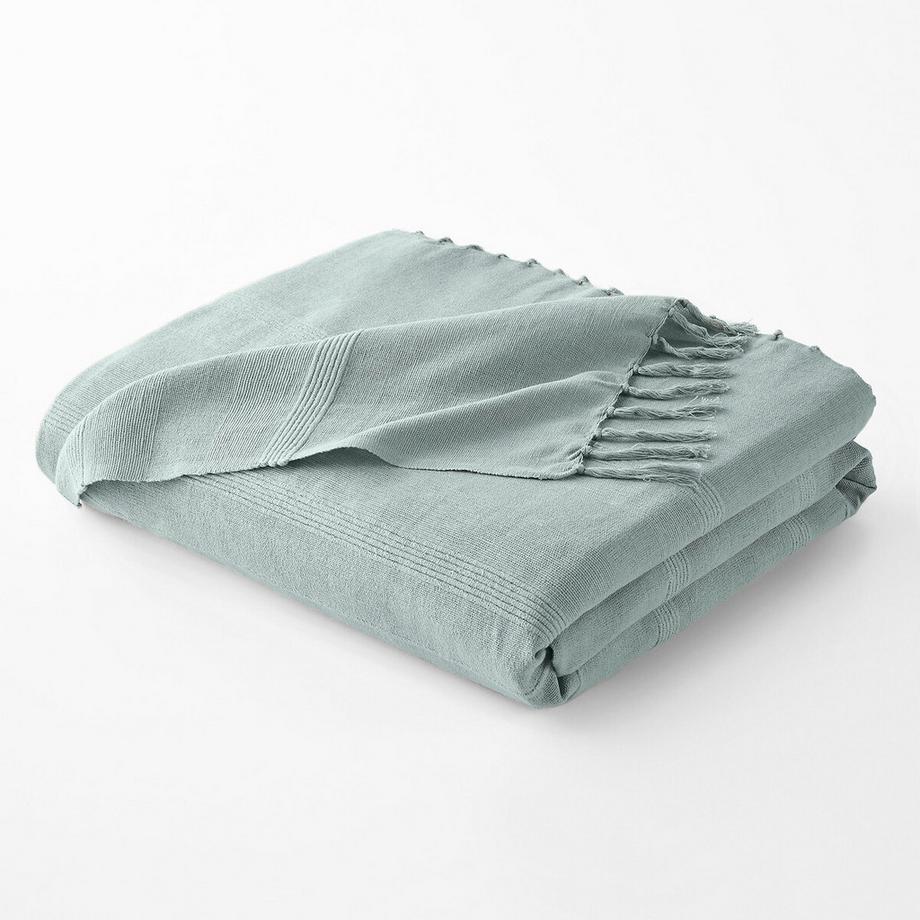 La Redoute Intérieurs Plaid Nedo Coton Frangé  