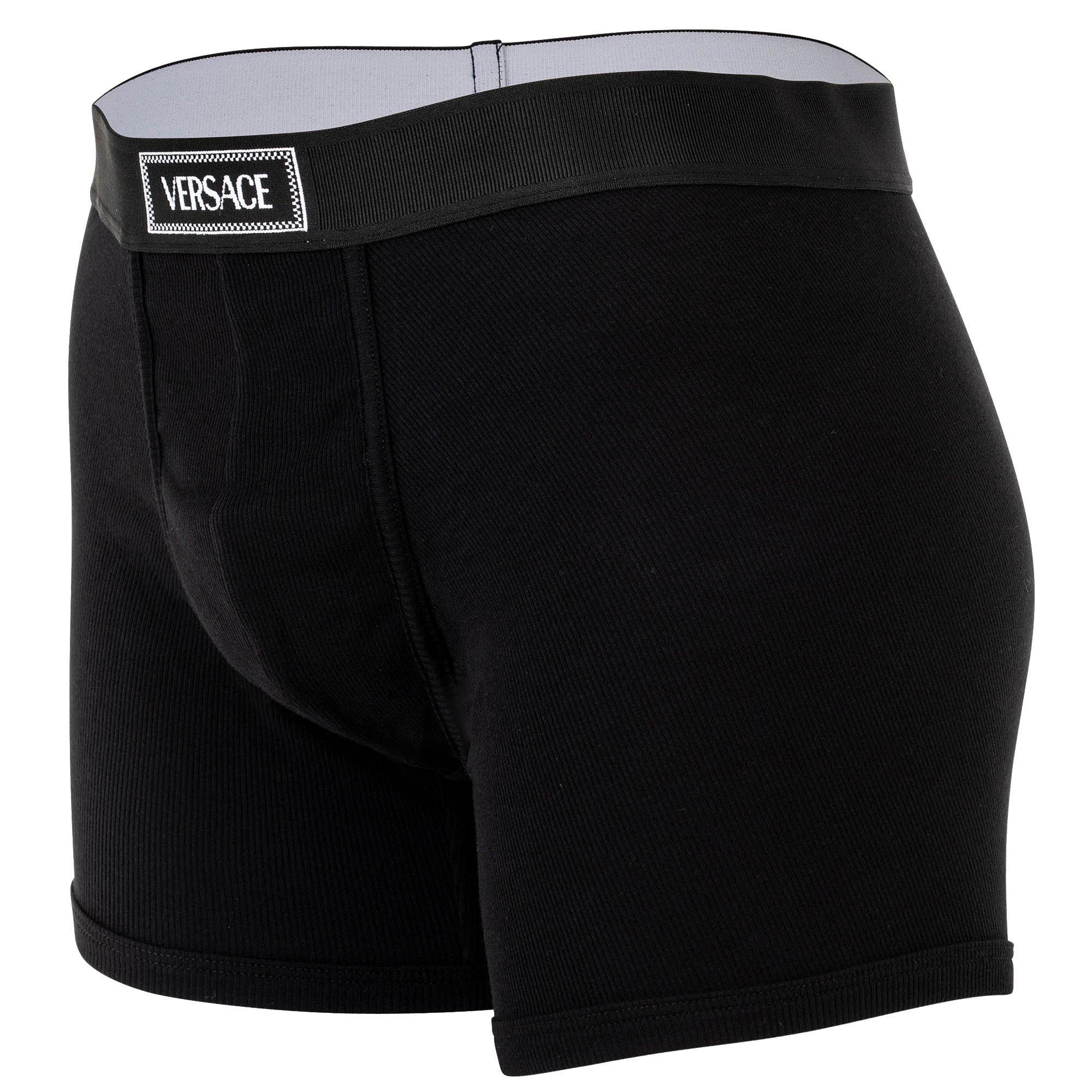VERSACE Boxer Trunk Costine Cotone Vestibilità Aderente  