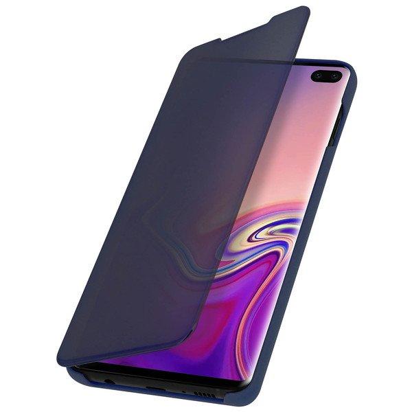 Avizar  Custodia Specchio Galaxy S10 Plus Blu 