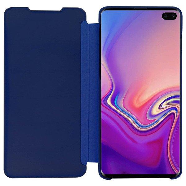 Avizar  Custodia Specchio Galaxy S10 Plus Blu 