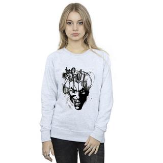 BATMAN Joker Stampa Grafica Felpa  