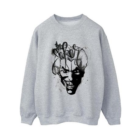 BATMAN Joker Stampa Grafica Felpa  