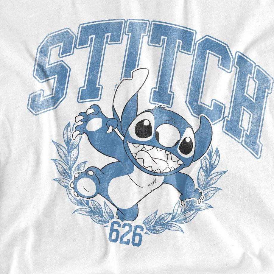 Lilo & Stitch T-Shirt College avec Graphique Stitch  