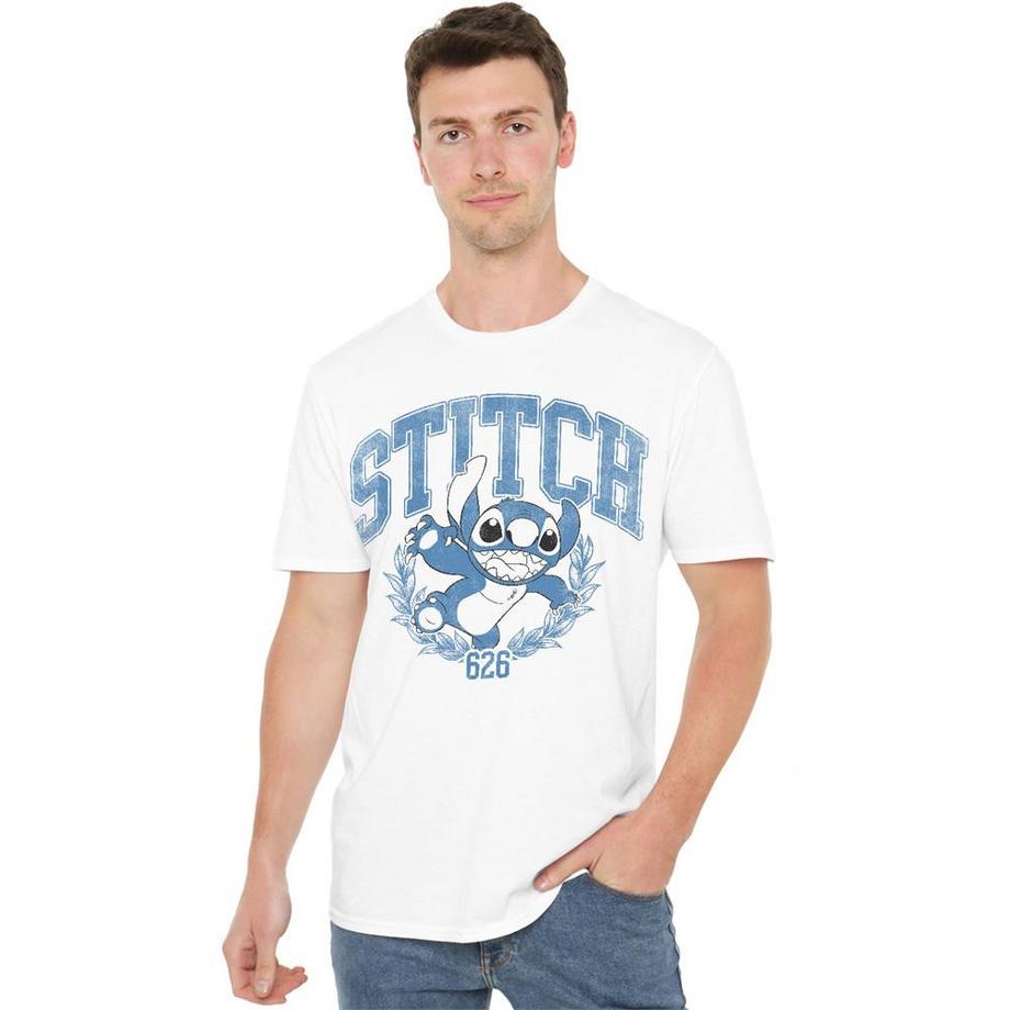 Lilo & Stitch T-Shirt College avec Graphique Stitch  