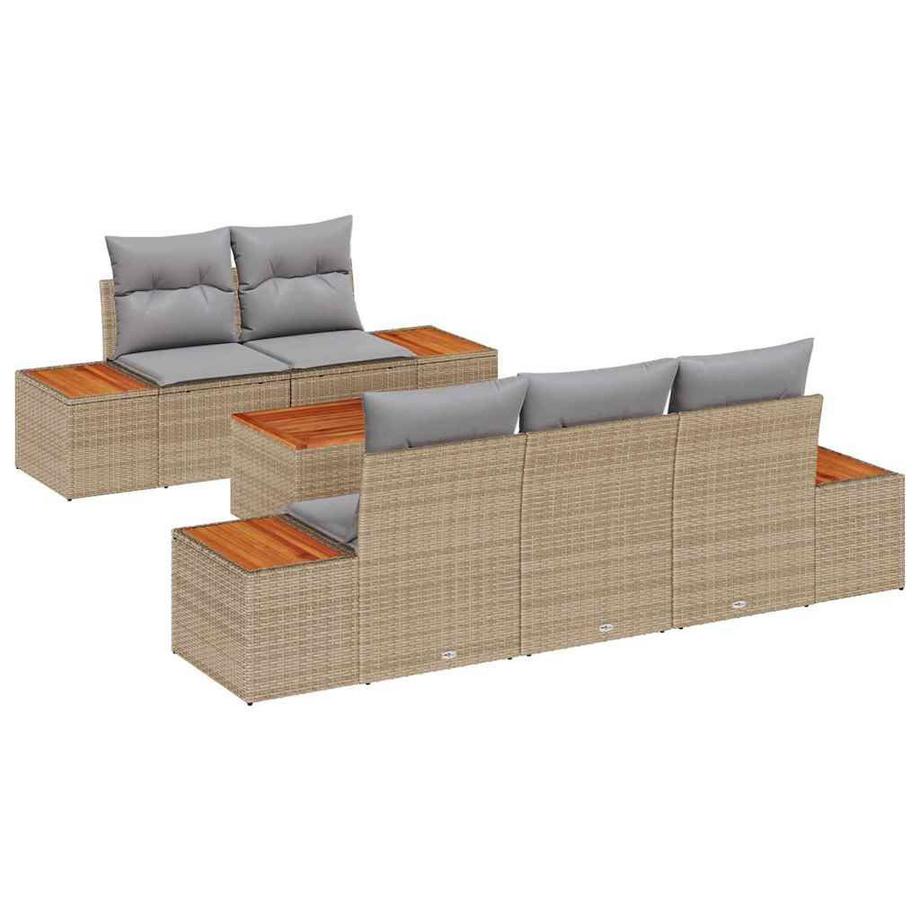 Ensemble de meubles d'extérieur poly rattan