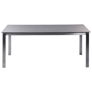 Beliani Salle à manger de jardin avec chaises en Verre de sécurité Traditionnel COSOLETO/GROSSETO  