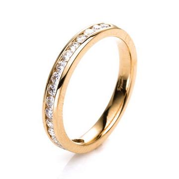 Mémoire-Ring 75018K Gelbgold Diamant 0.5ct.