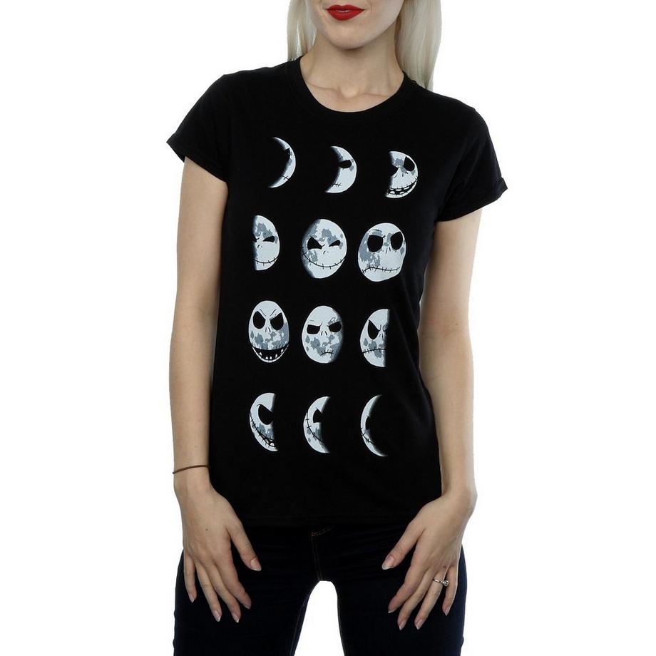 Disney Nightmare Before Christmas Jack Skellington Fasi Lunari T-Shirt  
