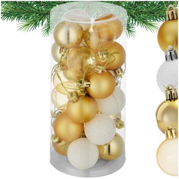 Lot de 24 boules de Noël