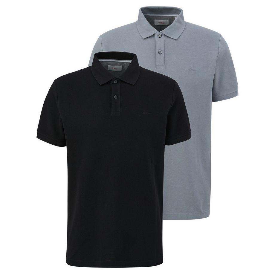 Polo  Paquet de 2 Confortable à porter-Basic Poloshirt