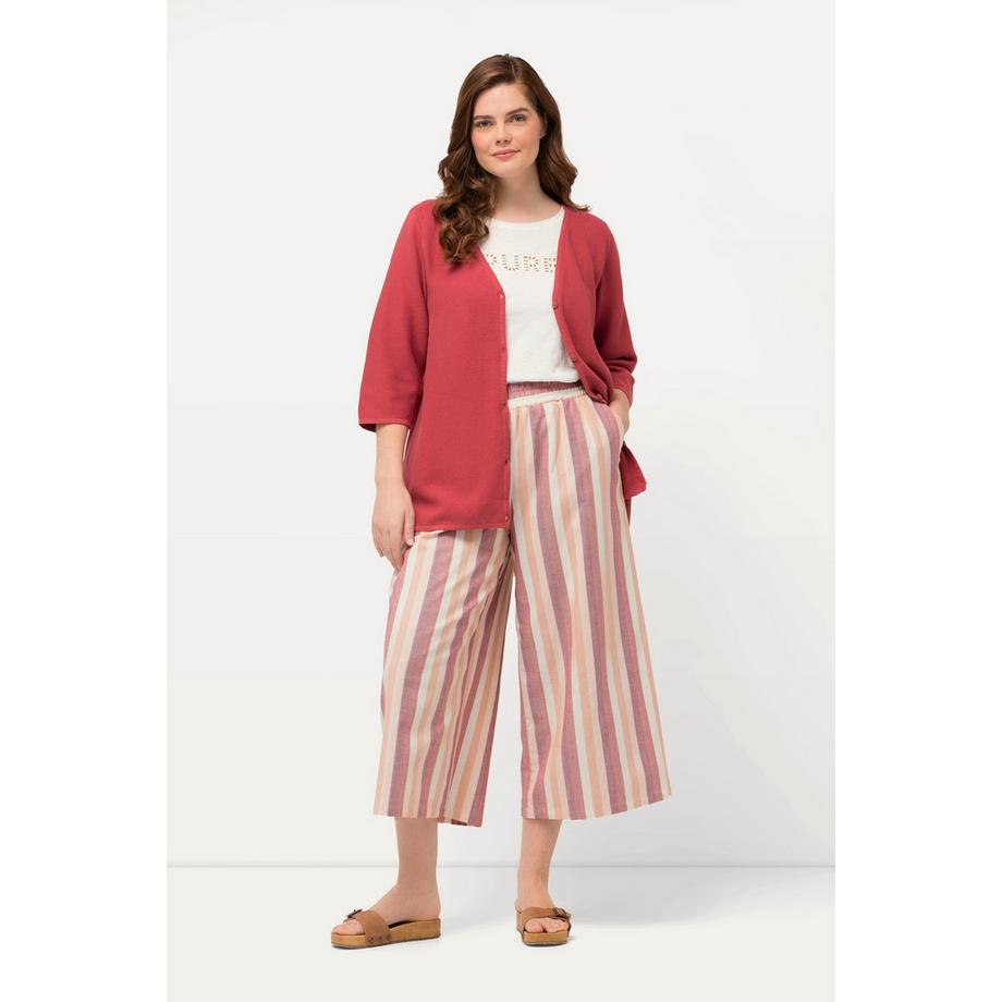 Ulla Popken Jupe-culotte Rayée Jambe Large  