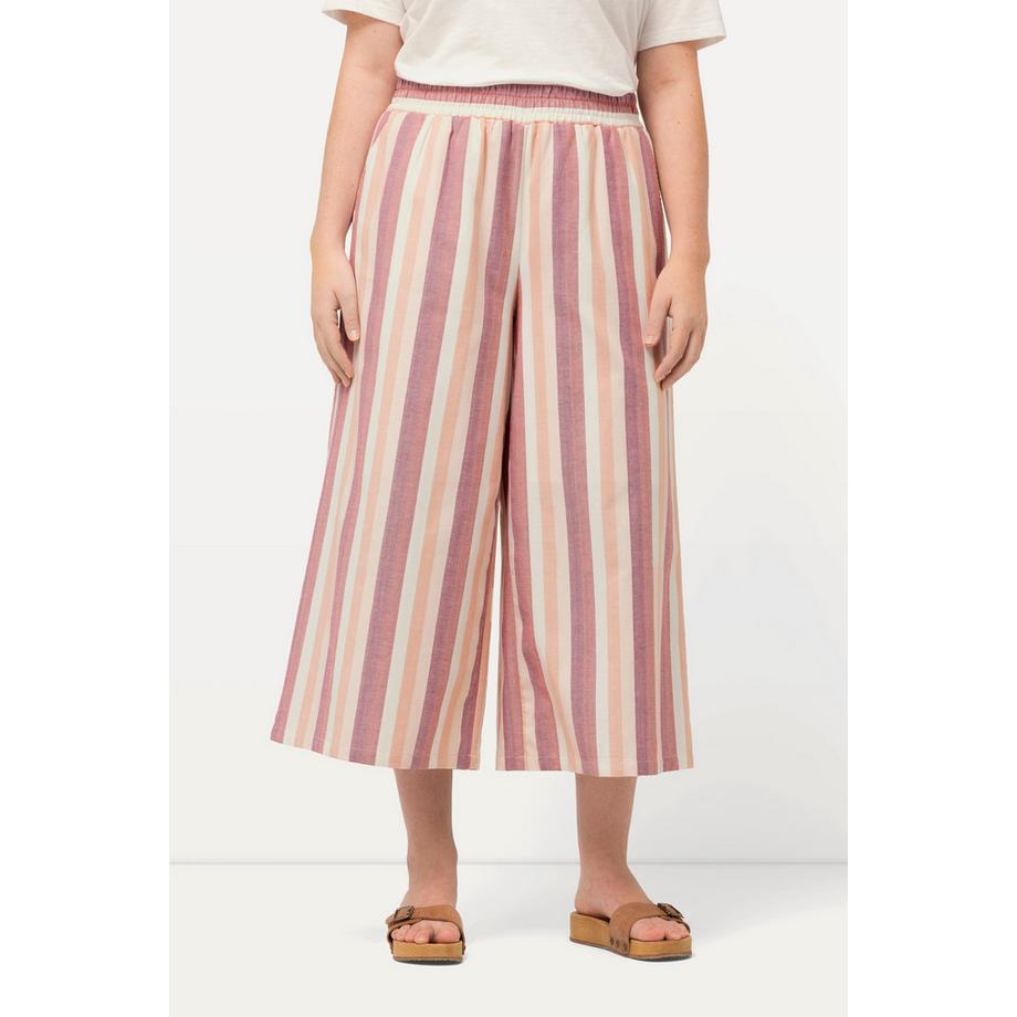 Ulla Popken Jupe-culotte Rayée Jambe Large  