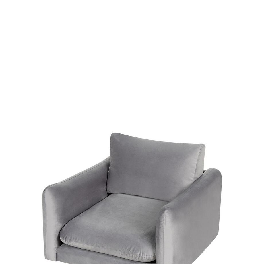 Beliani Sessel aus Samtstoff Modern VINTERBRO  