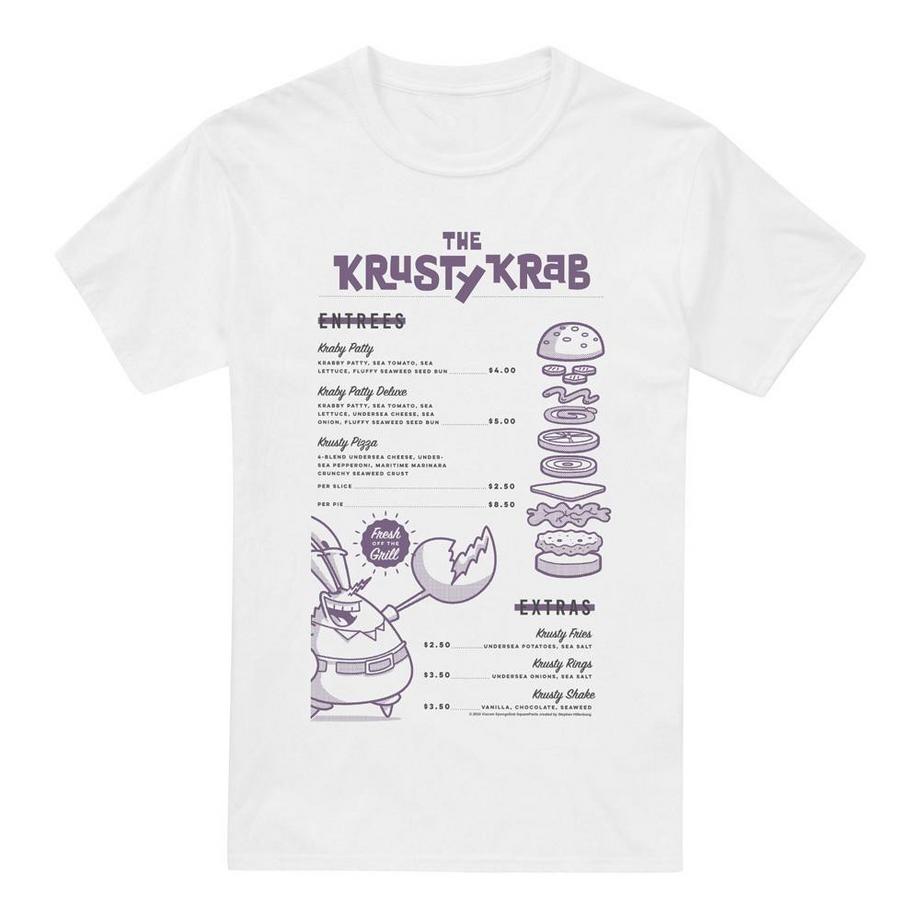 T-ShirtKrusty Krab Menu
