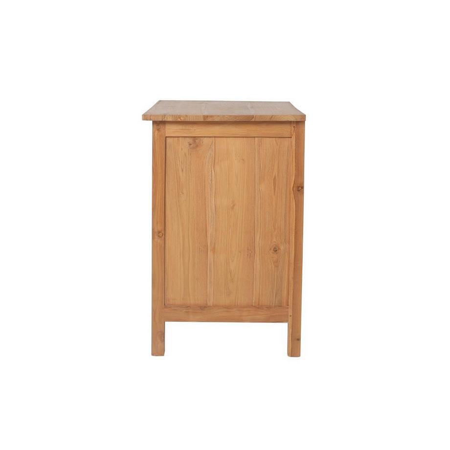 Vente-unique Meuble sous vasque en teck - 90 cm - KETAPANG  