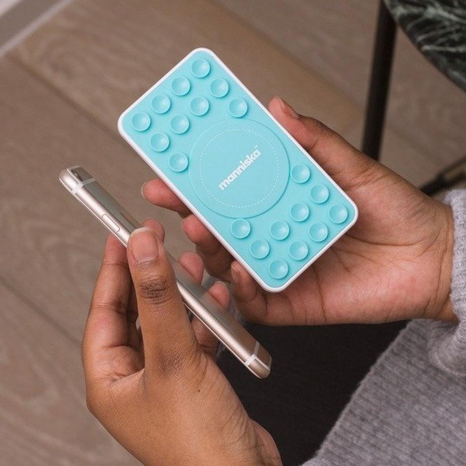 Maniska  Manniska Induktions Powerbank mit Saugnapf 