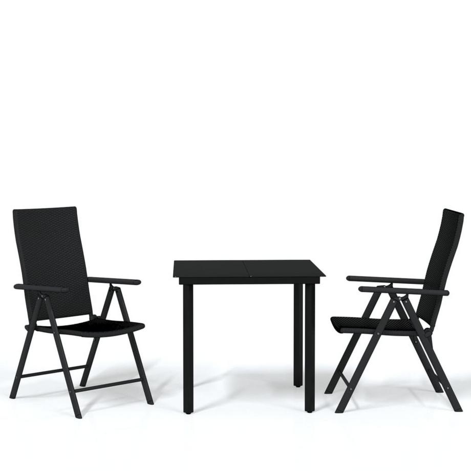 set da pranzo da giardino Acciaio