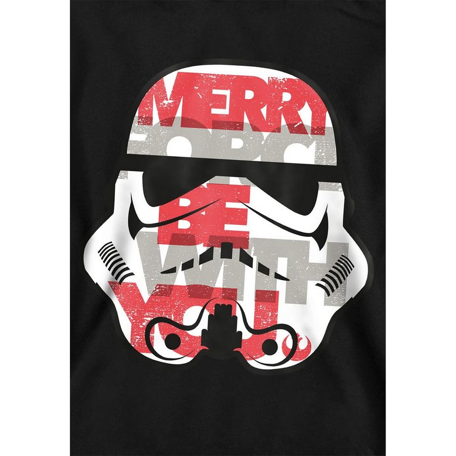STAR WARS  Sweat À Capuche Noël Motif Stormtrooper Merry Force Be With You 