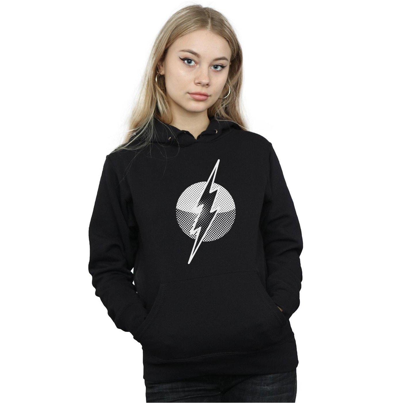 DC COMICS The Flash Lightning Bolt Felpa con Cappuccio  