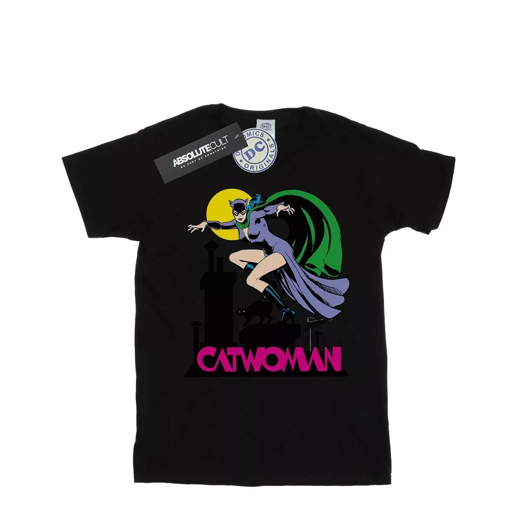DC COMICS - TShirt, für Damen, Schwarz, Größe XL