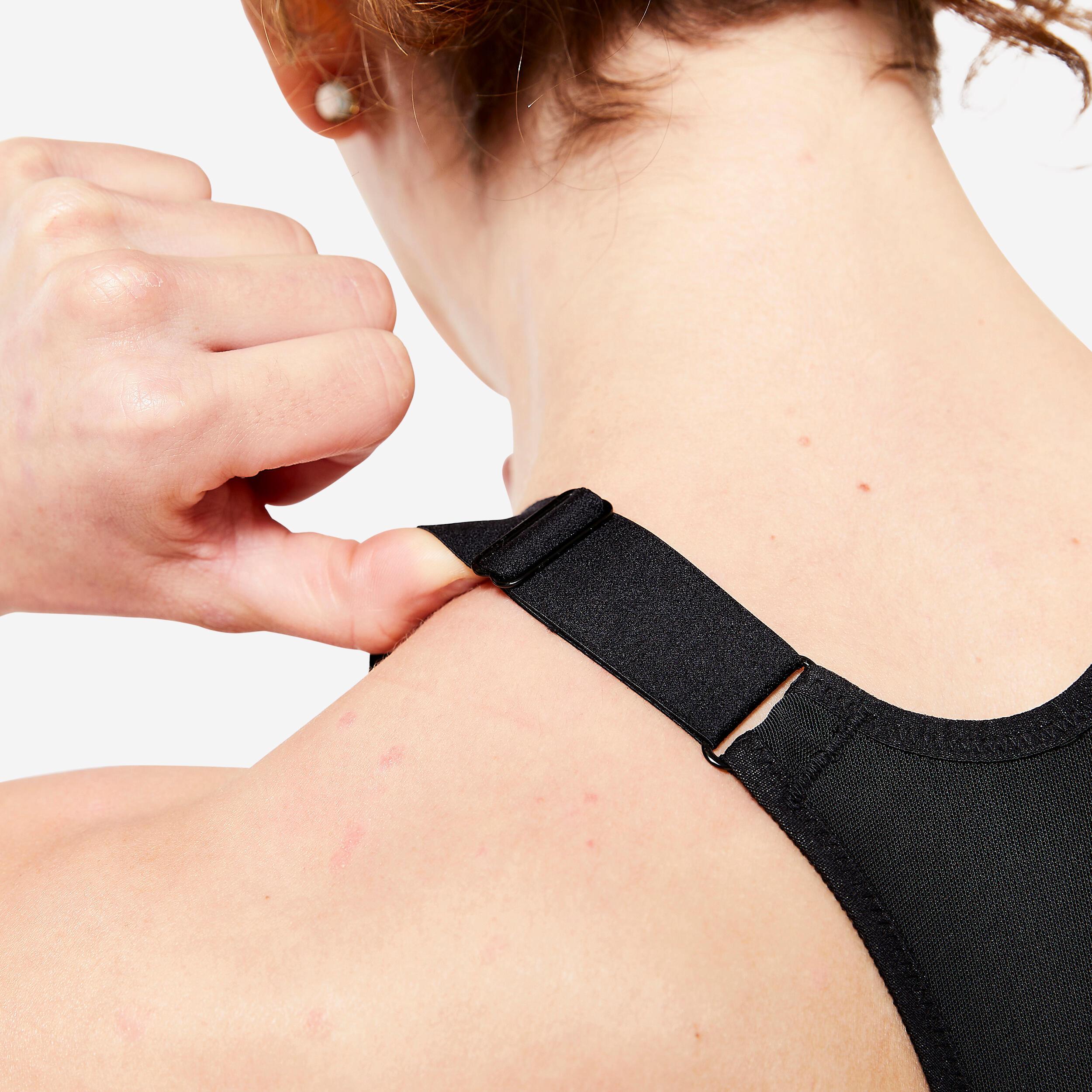 DOMYOS  Reggiseno sportivo donna sostegno forte sintetico 