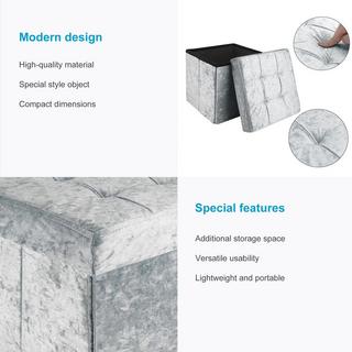 Intirilife Pouf Pieghevole  