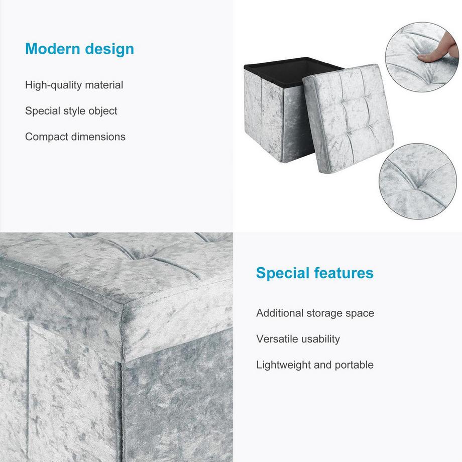 Intirilife Faltbarer Sitzhocker  