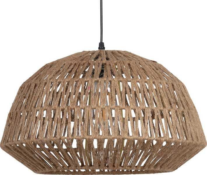 mutoni Lampe à suspension Kace jute naturel Ø45  