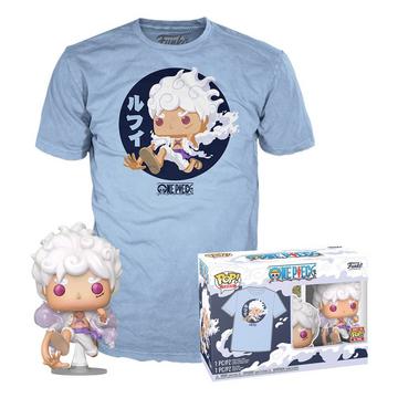 One Piece POP! & Tee Vinyl Figur & T-Shirt Set Luffy Fifth Gear Grösse L