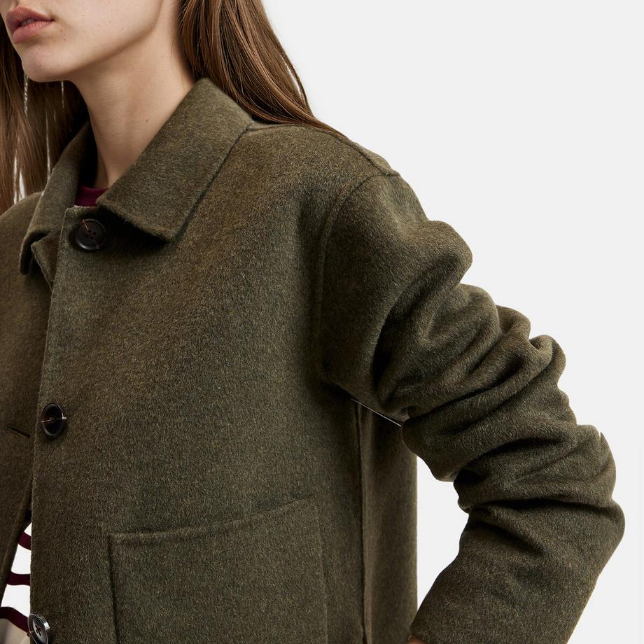 La Redoute Collections Manteau court fermeture boutonnée  
